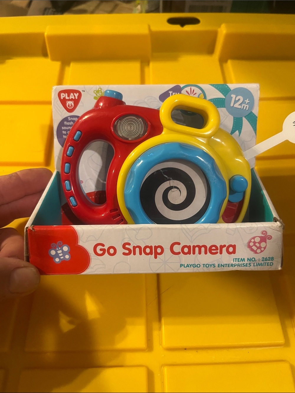 Go Snap Camera Toy - Red, Yellow & Blue